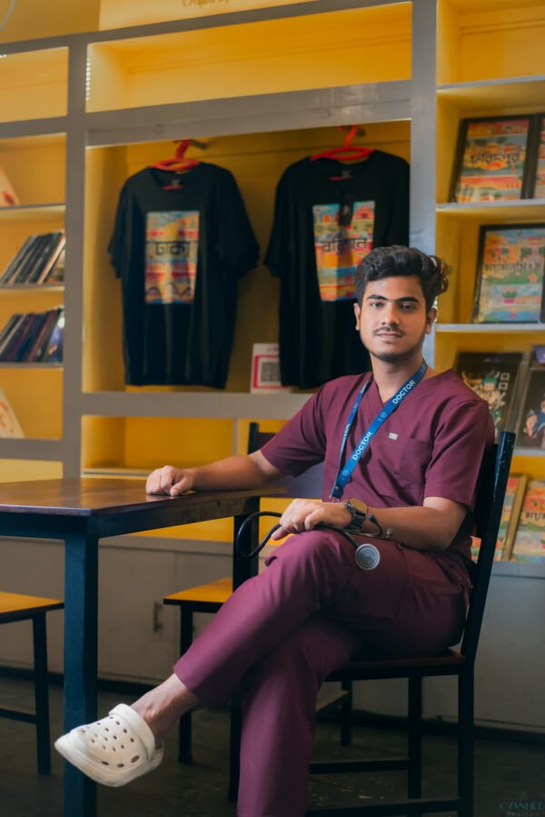 Deep Maroon Consultant Scrub