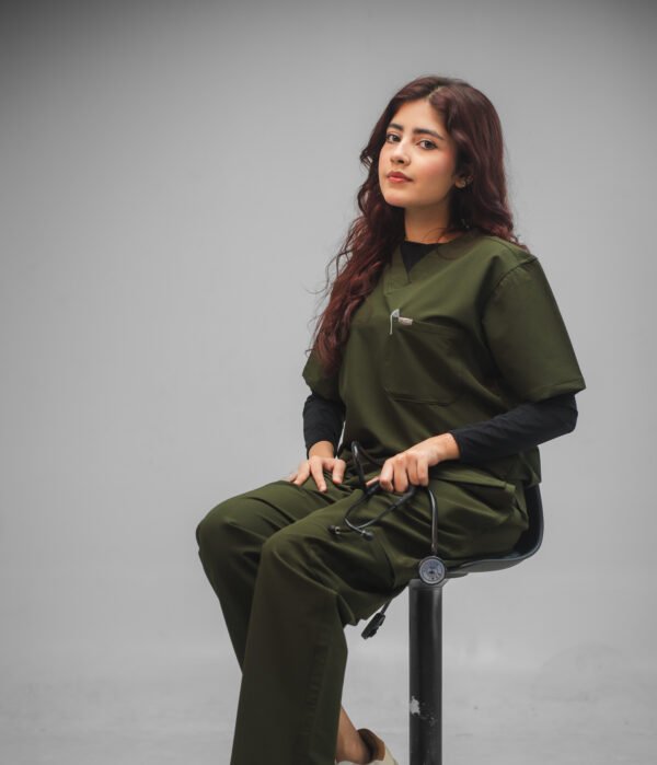 Dark Olive Consultant Scrub